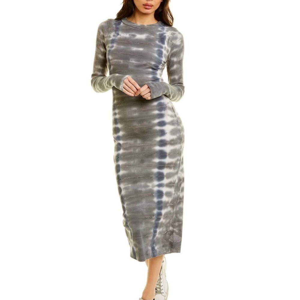 Young Fabulous & Broke Dax Tie Dye Maxi Bodycon Dress Size Medium